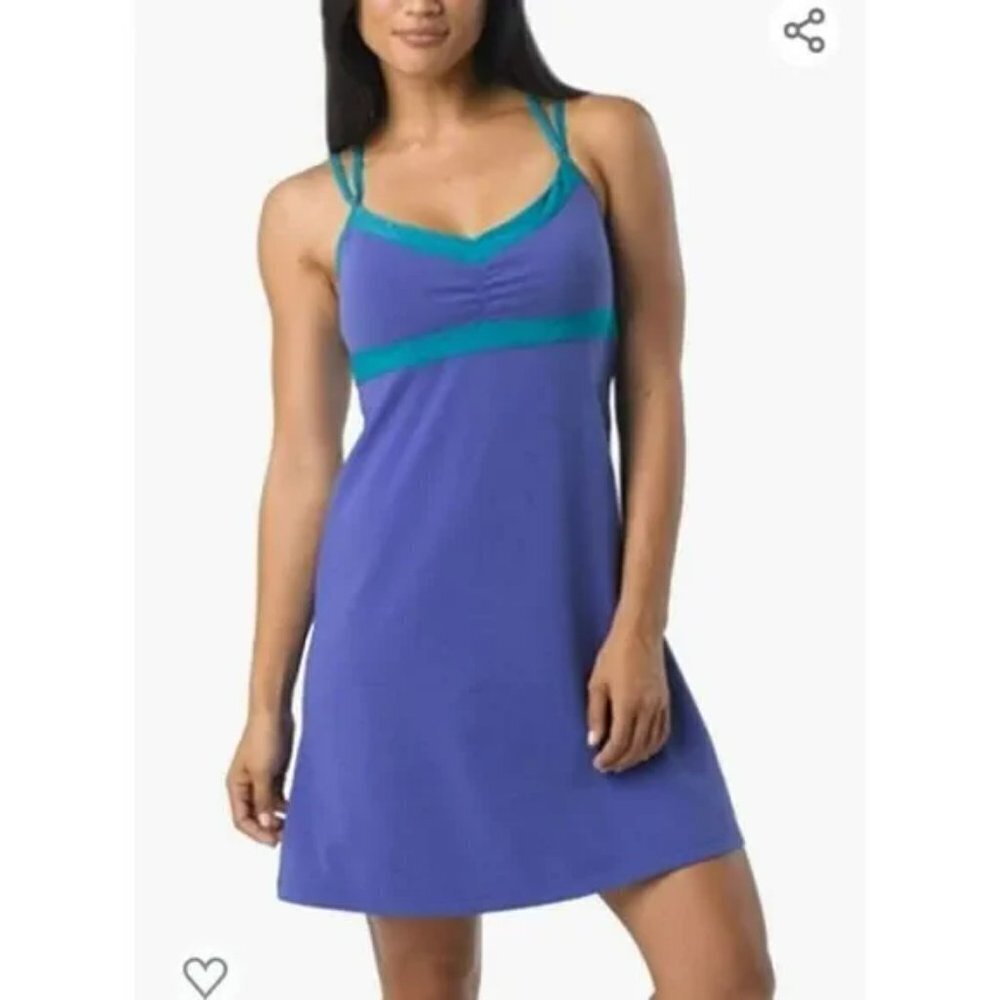 prAna Kaley active strappy dress sail blue style W3KALD114